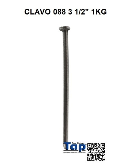 Imagen de CLAVO 088 3 1/2" 1KG