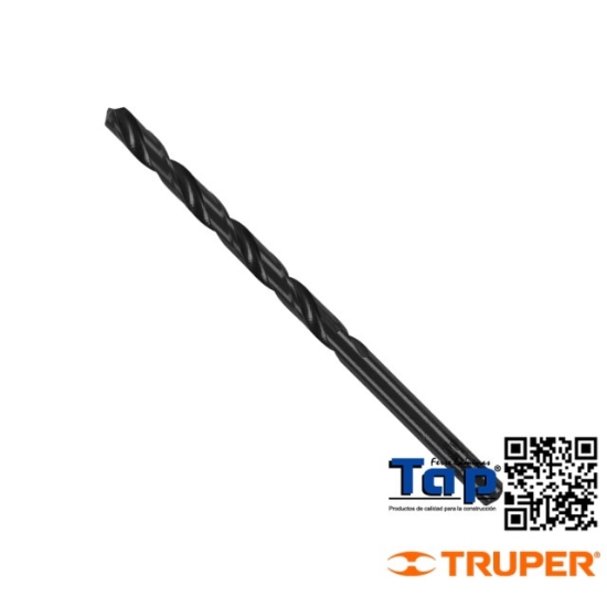 Imagen de BROCA P/METAL HSS OXIDO NEGRO ALTA VEL 3/16 TRUPER
