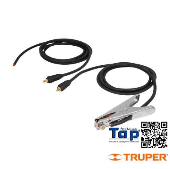 Imagen de CABLE P SOIN-250 Y SOMU-250X C PINZA TIERRA TRUPER