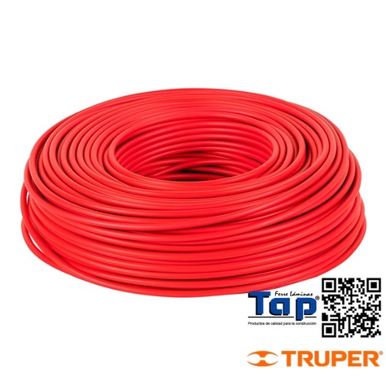 Imagen de CABLE THHW-LS 12 AWG ROJO VOLTECK ROLLO 100M