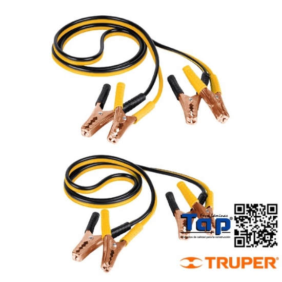 Imagen de CABLES PASA CORRIENTE 2 M 125 A 10 AWG PRETUL