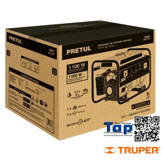 Imagen de EMPAQUE REP GEN-10P PRETUL CAJA