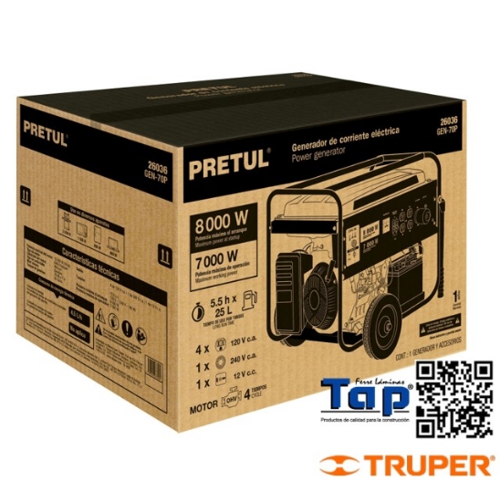 Imagen de EMPAQUE REP GEN-70P PRETUL CAJA
