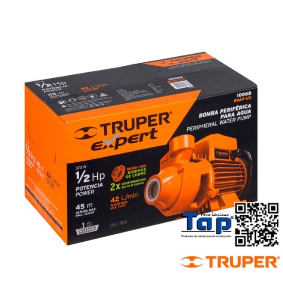 Imagen de EMPAQUE REP P BOAP-1/2" TRUPER CAJA EXPERT CAJA