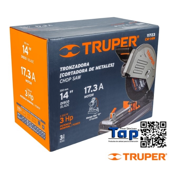 Imagen de EMPAQUE REP P CM-14N TRUPER CAJA