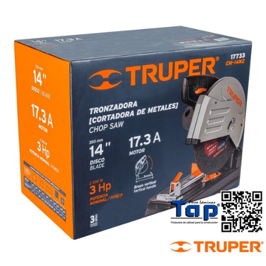 Imagen de EMPAQUE REP P CM-14N2 TRUPER CAJA
