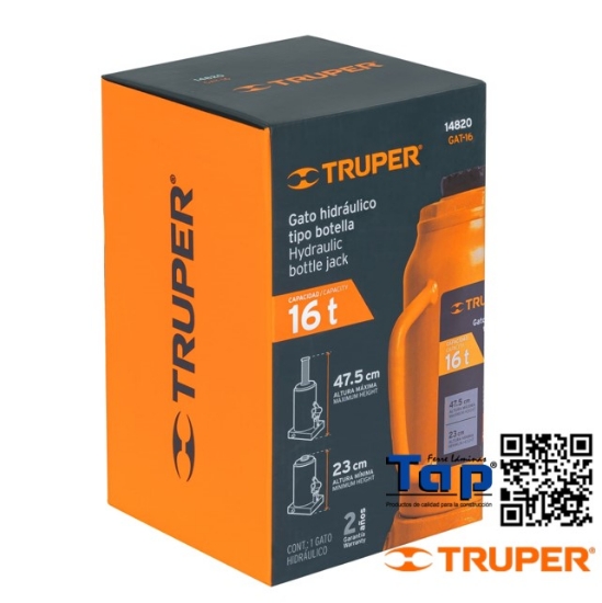 Imagen de EMPAQUE REP P GAT-16 TRUPER CAJA