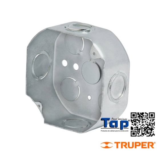 Imagen de CAJA OCTAGONAL 100 4"X100 4" REFORZADA VOLTECK