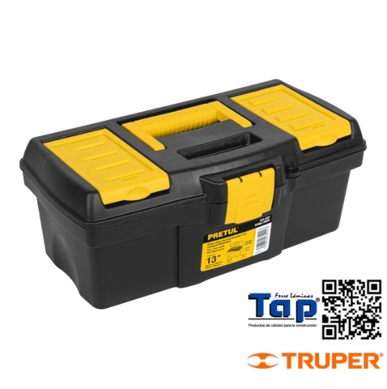 Imagen de CAJA P HERRAMIENTA 325 13" C COMPARTIMENTOS PRETUL