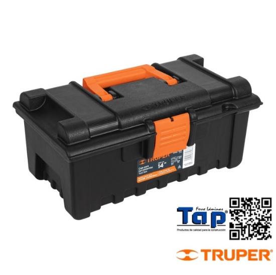 Imagen de CAJA P HERRAMIENTA 350 14" SIN COMPARTIMENTOS TRUPER