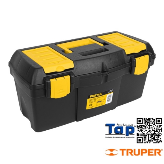 Imagen de CAJA P HERRAMIENTA 475 19" C COMPARTIMENTOS PRETUL