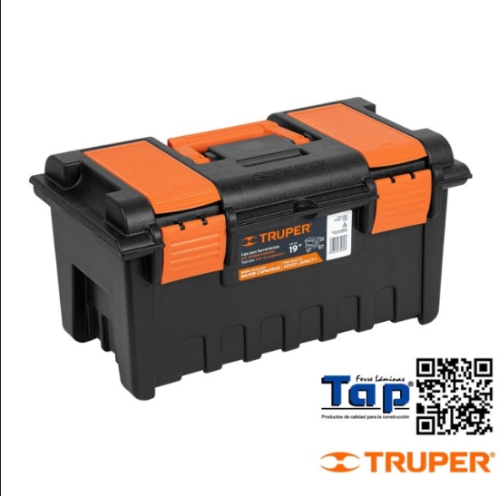 Imagen de CAJA P HERRAMIENTA 475 19" C COMPARTIMENTOS TRUPER