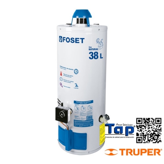 Imagen de CALENTADOR DEPOSITO 38 L 1 SERVICIO GAS NATURAL FOSET