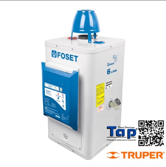 Imagen de CALENTADOR ELECTRONICO PASO 6 L 1 SERVICIO GAS NATURAL