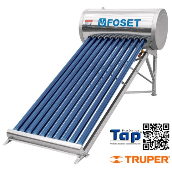 Imagen de CALENTADOR SOLAR AGUA 10 TUBOS 130 L 3 PERSONAS