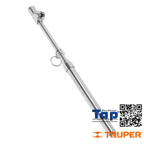 Imagen de CALIBRADOR PRESION 150 PSI CABEZA DOBLE USO RUDO TRUPER