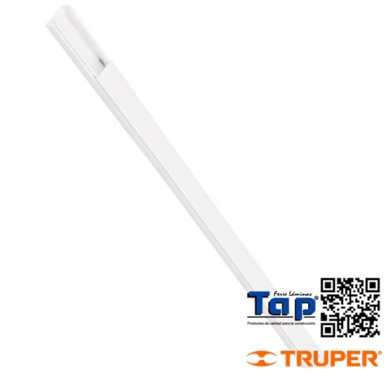Imagen de CANALETA 1 VIA 10X20 MM VOLTECK