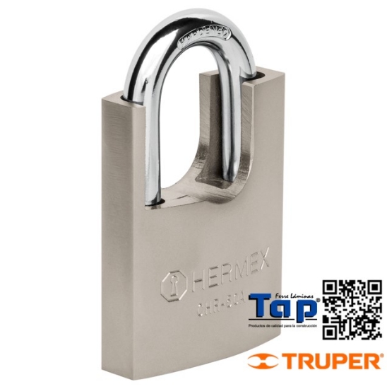 Imagen de CANDADO HIERRO 50 MM C CORAZA LLAVE ANTI-GANZUA