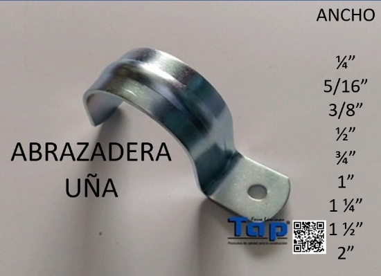 Imagen de ABRAZADERAS UÑA REF