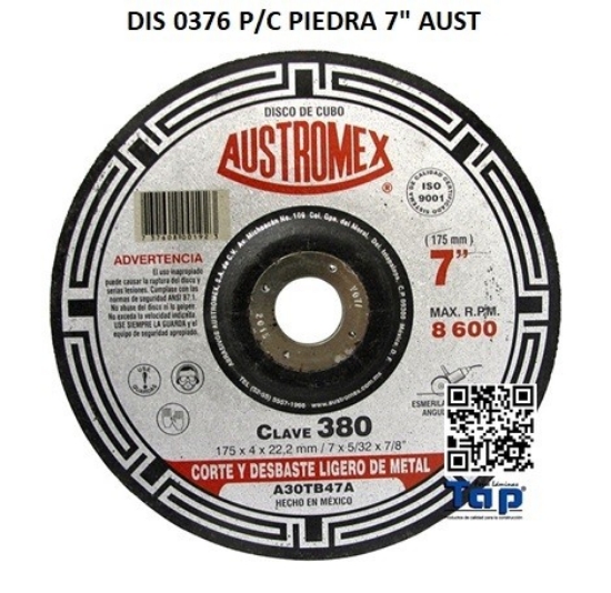 Imagen de DIS 0380 P/C Y DESB LIGERO 7" cambia a 596