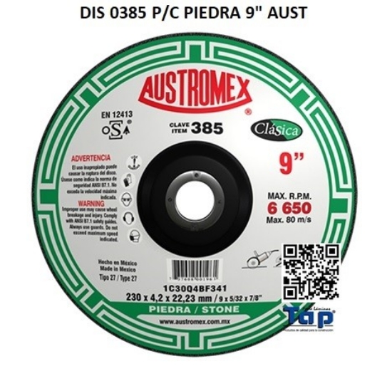 Imagen de DIS 0385 P/C PIEDRA 9" AUST