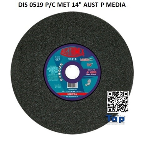 Imagen de DIS 0519 P/C MET 14" AUST P MEDIA