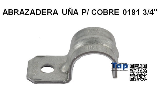 Imagen de ABRAZADERA UÑA P/ COBRE 0191 3/4"