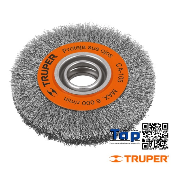 Imagen de CARDA ALAMONDULADO 150 6"X020 13/16" P ESMERIL TRUPER