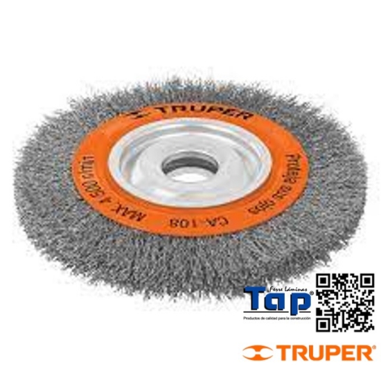 Imagen de CARDA ALAMONDULADO 200 8"X019 3/4" P ESMERIL TRUPER