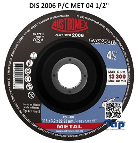 Imagen de DIS 2006 P/C MET 04 1/2"