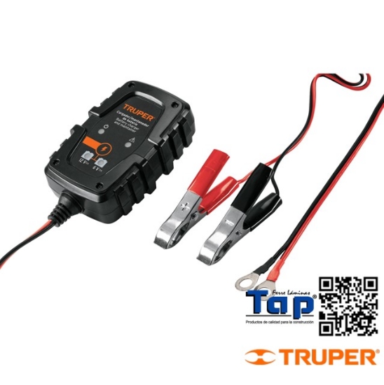 Imagen de CARGADOR    1 A P BATERIAS 6 Y 12V TRUPER