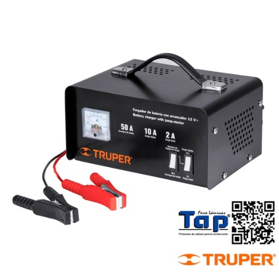 Imagen de CARGADOR   50 A P BATERIAS 12 V TRUPER