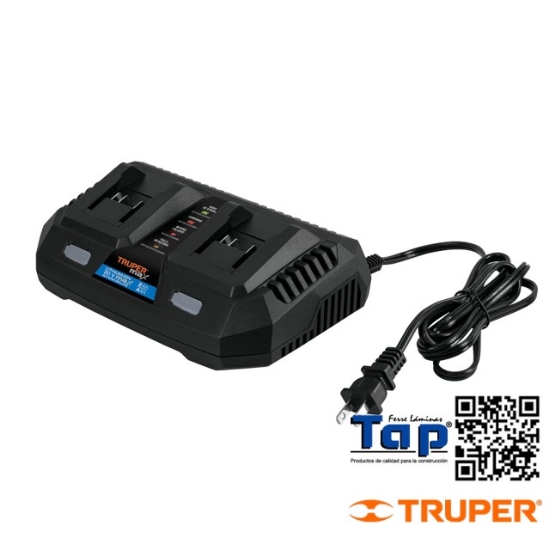 Imagen de CARGADOR  20V DUAL TRUPER MAX