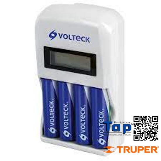 Imagen de CARGADOR PILAS AA AAA Y 9V INCLUYE 2 PILAS AA VOLTECK