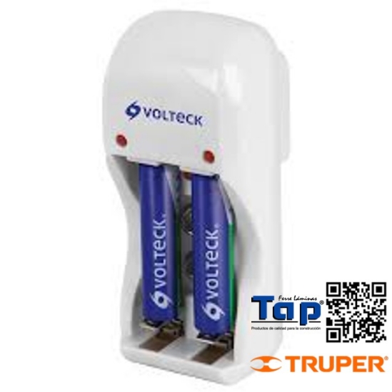 Imagen de CARGADOR PILAS AA AAA Y 9V INCLUYE 2 PILAS AAA VOLTECK