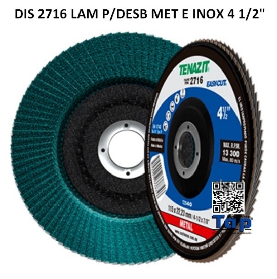 Imagen de DIS 2716 LAM P/DESB MET E INOX 4 1/2"