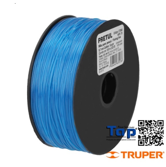 Imagen de HILO P PESCA AZUL CAL 0.70 MM CARRETE C 100 M