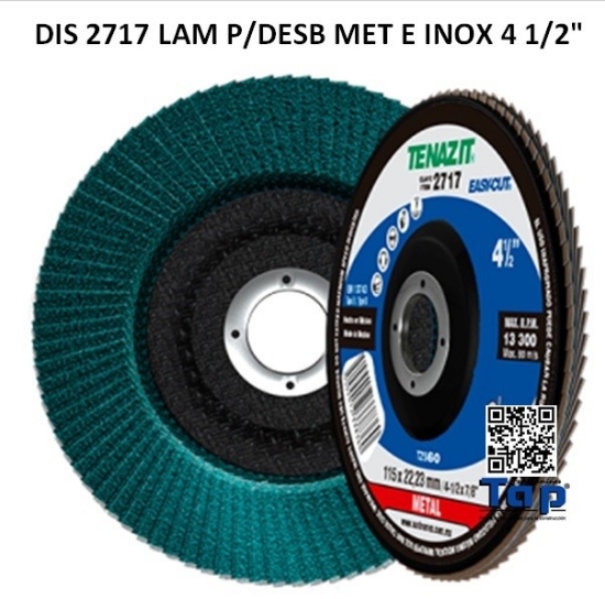 Imagen de DIS 2717 LAM P/DESB MET E INOX 4 1/2"