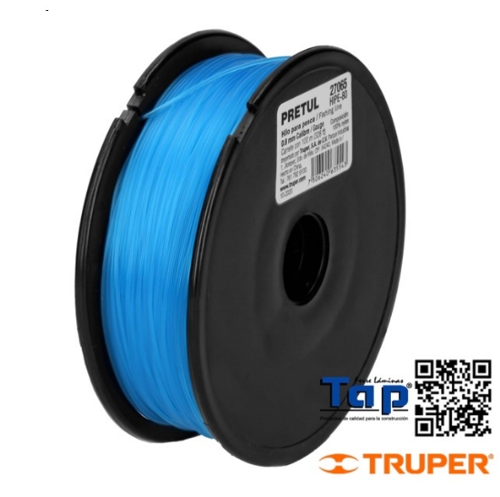 Imagen de HILO P PESCA AZUL CAL 0.80 MM CARRETE C 100 M