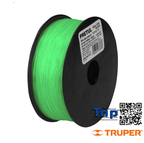 Imagen de HILO P PESCA VERDE CAL 0.60 MM CARRETE C 100 M