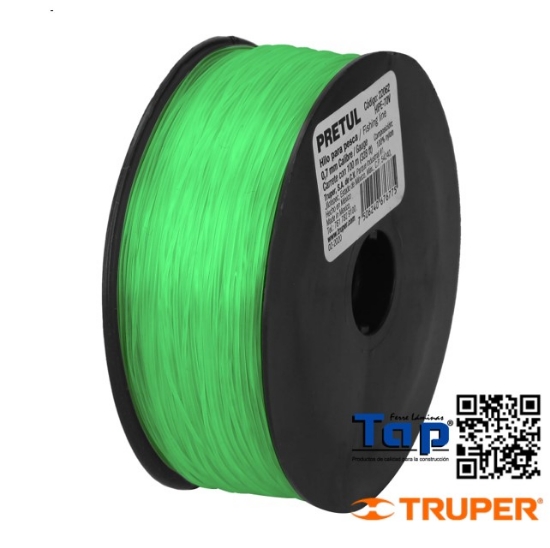 Imagen de HILO P PESCA VERDE CAL 0.70 MM CARRETE C 100 M