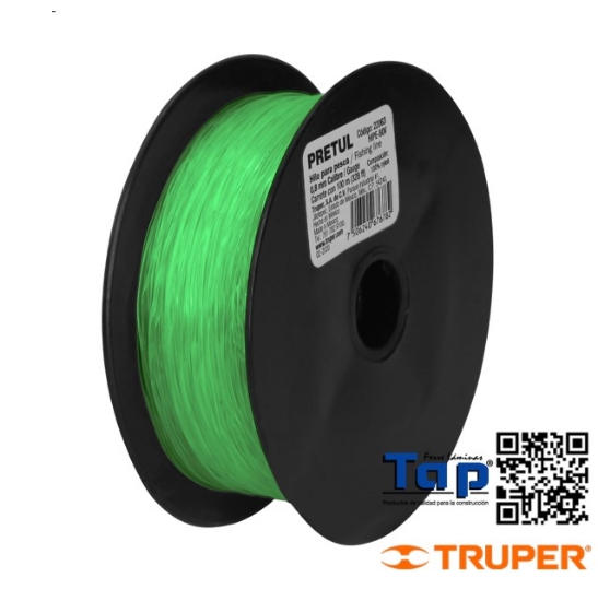 Imagen de HILO P PESCA VERDE CAL 0.80 MM CARRETE C 100 M