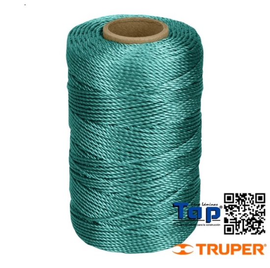 Imagen de HILO P ALBAÑIL VERDE TRUPER CARRETE C 165 M