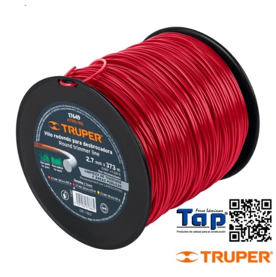 Imagen de DESBROZADORA HILO 2.7 MMX373 M TRUPER CARRETE