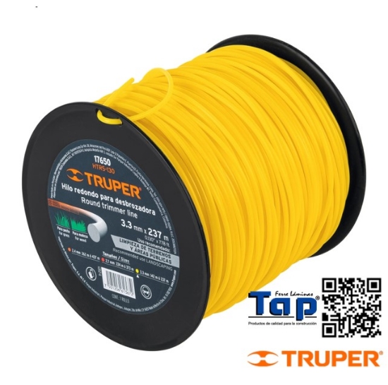 Imagen de DESBROZADORA HILO 3.3 MMX237 M TRUPER CARRETE