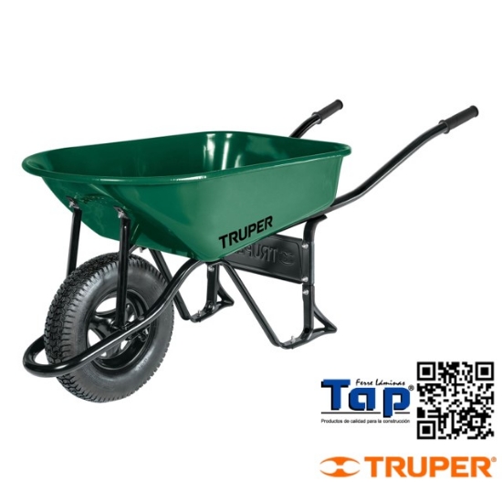 Imagen de CARRETILLA 4.75 FT3 NEUMATICA BASTIDOR TUBULAR TRUPER