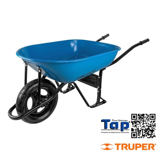 Imagen de CARRETILLA 5.5 FT3 IMPONCHABLE BASTIDOR TUBULAR TRUPER