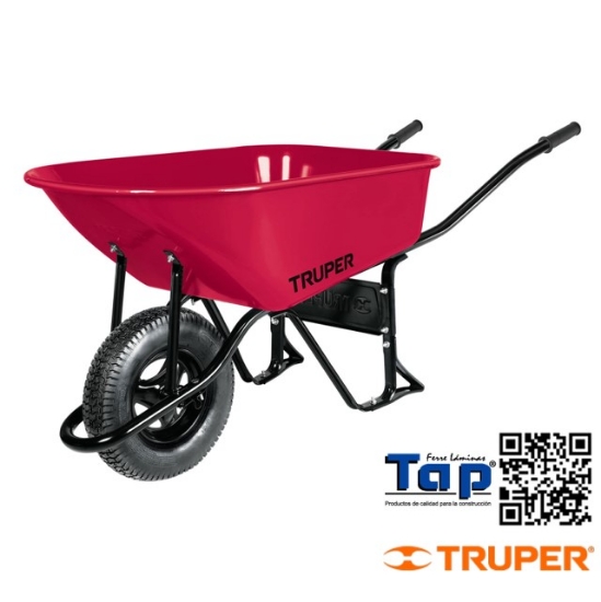 Imagen de CARRETILLA 6 FT3 NEUMATICA BASTIDOR TUBULAR TRUPER