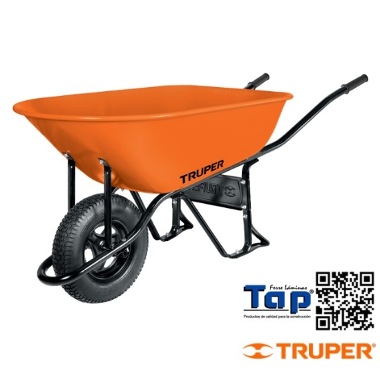 Imagen de CARRETILLA 8 FT3 NEUMATICA BASTIDOR TUBULAR TRUPER