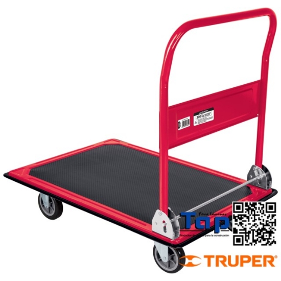 Imagen de CARRO CARGA PLEGABLE DE  T PLATAFORMA 300 KG PRETUL